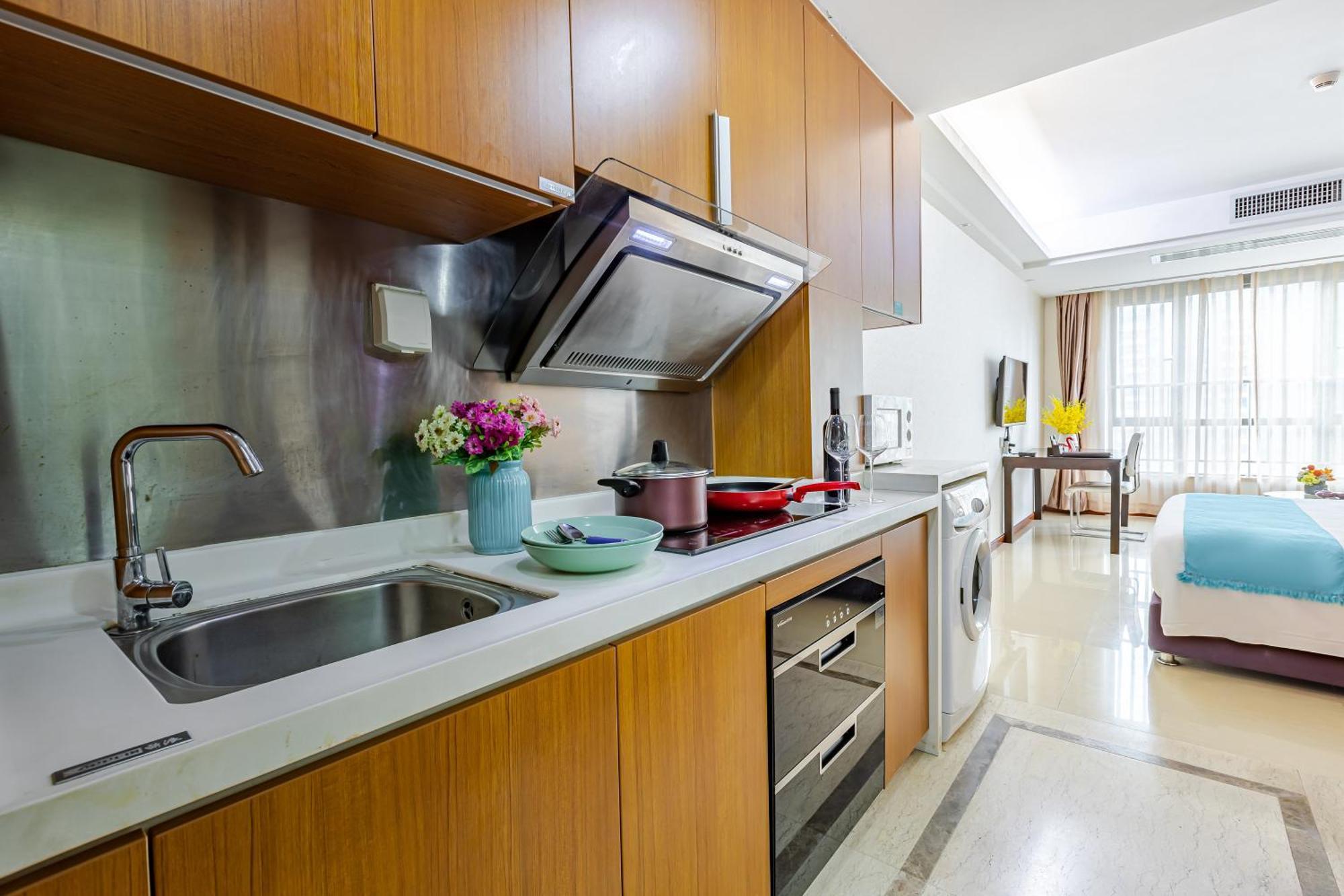 Waifiden Apartment Min Jian Financial Building-Free Shuttle Bus During The Canton Fair Exterior foto